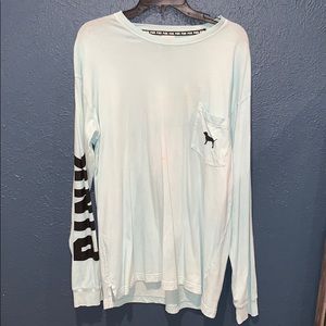 Pink long sleeve T-shirt